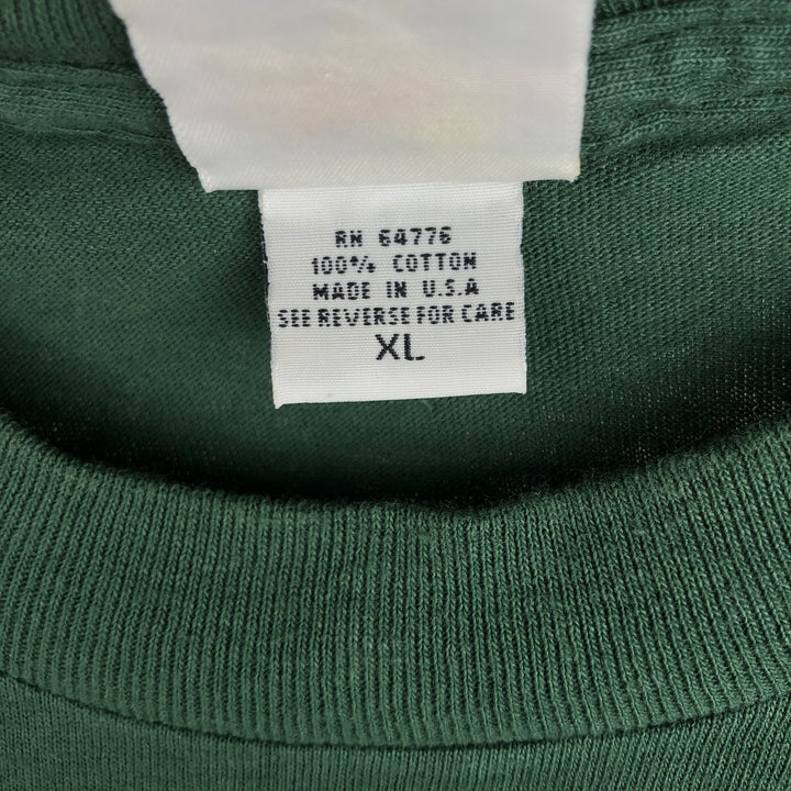 2000'S BIG DOGS Print T-Shirt, Made in USA, Men's XL equivalent. cotton green type Vintage Second Hand