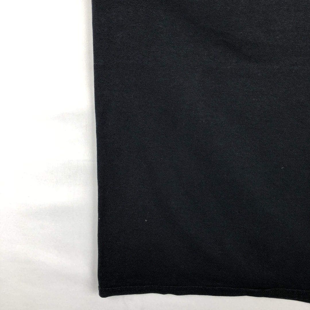 Gildan Printed T-shirt, Men's XL size cotton black type Vintage Second Hand