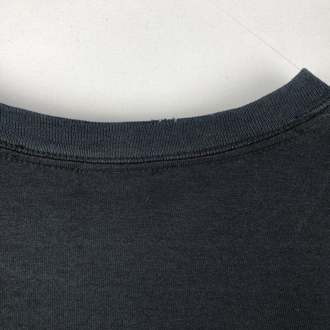 Gildan Printed T-shirt, Men's XL size cotton black type Vintage Second Hand