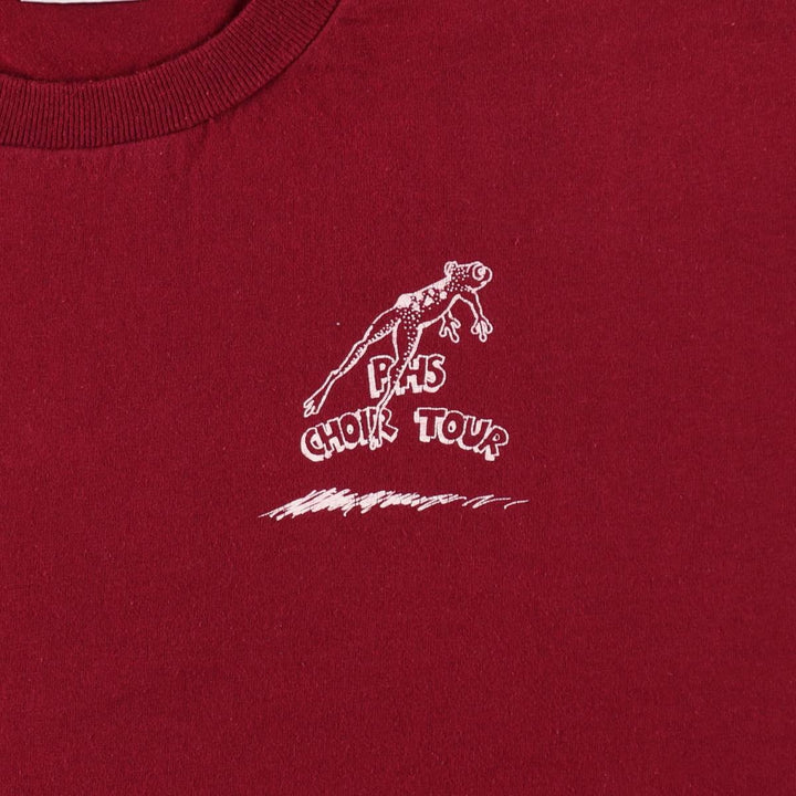 90's ONEITA POWER cotton red type reddish brown Vintage Second Hand