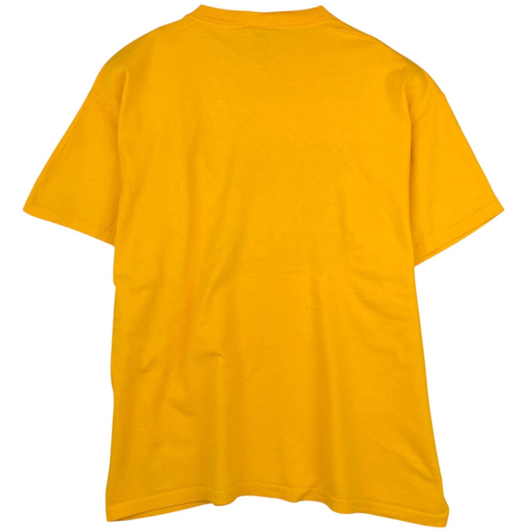 2000'S Fruit of the Loom Heavy Cotton Hogwarts at Blue Ridge Print T-Shirt, Men's Size XL (approx.) cotton yellow type Vintage Second Hand