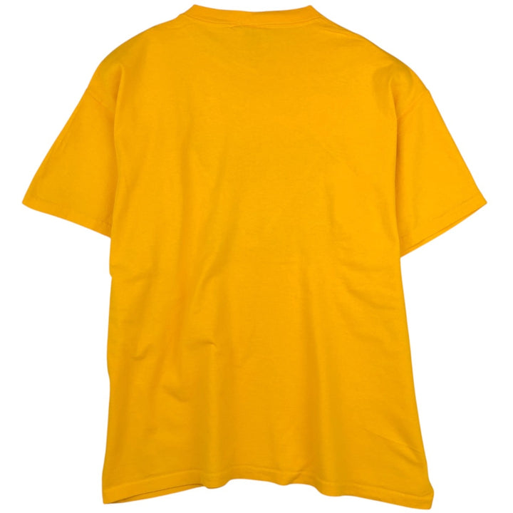 2000'S Fruit of the Loom Heavy Cotton Hogwarts at Blue Ridge Print T-Shirt, Men's Size XL (approx.) cotton yellow type Vintage Second Hand