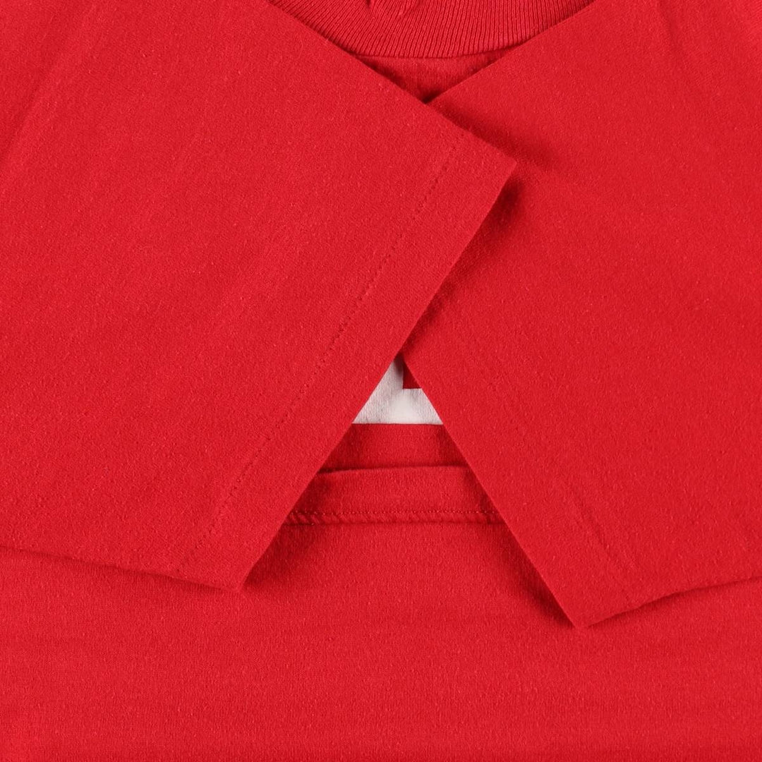 Vintage 80'S Jerseys Printed T-shirt, Made in USA, Men's L cotton red type Vintage Second Hand