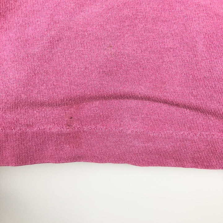 90'S BIG HED Designs Printed T-Shirt, Made in USA, Men's Size M (Equivalent), Vintage cotton pink type Vintage Second Hand