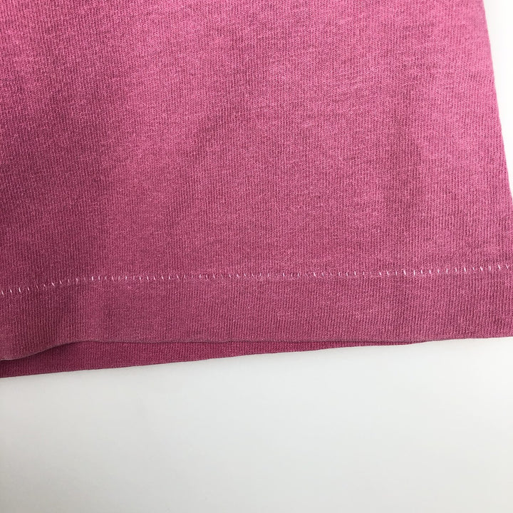 90'S BIG HED Designs Printed T-Shirt, Made in USA, Men's Size M (Equivalent), Vintage cotton pink type Vintage Second Hand