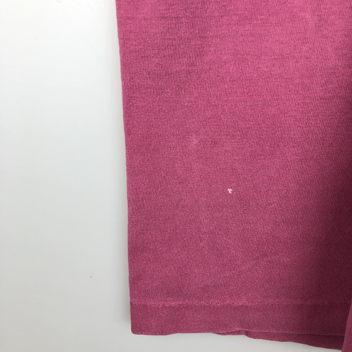 90'S BIG HED Designs Printed T-Shirt, Made in USA, Men's Size M (Equivalent), Vintage cotton pink type Vintage Second Hand