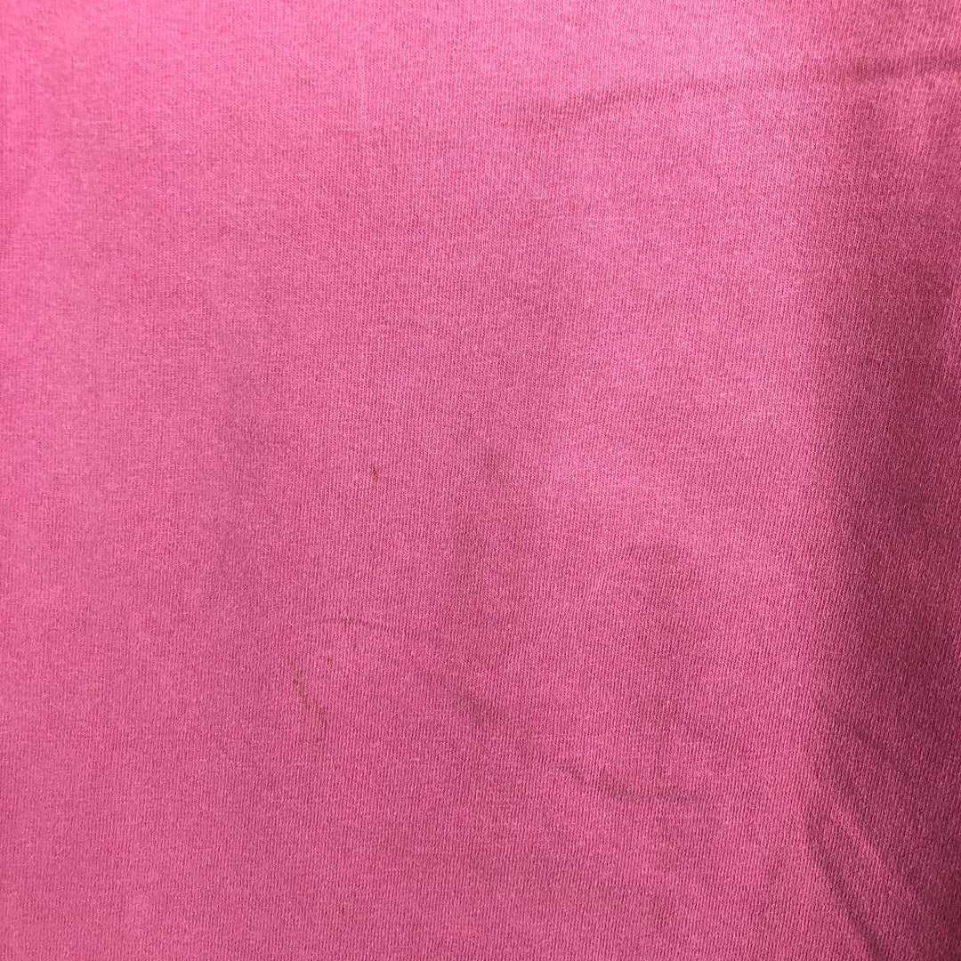 90'S BIG HED Designs Printed T-Shirt, Made in USA, Men's Size M (Equivalent), Vintage cotton pink type Vintage Second Hand