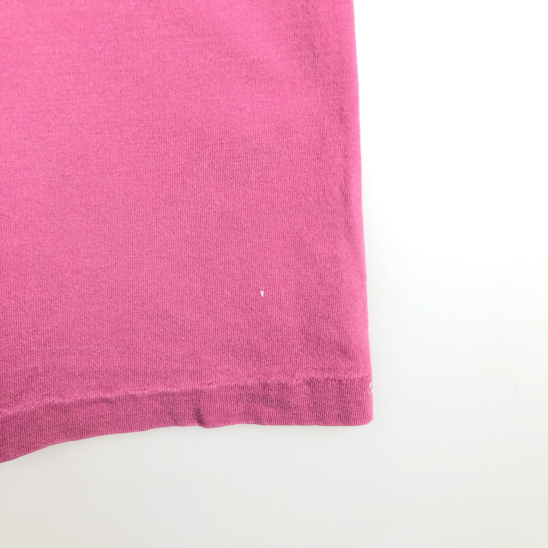 90'S BIG HED Designs Printed T-Shirt, Made in USA, Men's Size M (Equivalent), Vintage cotton pink type Vintage Second Hand