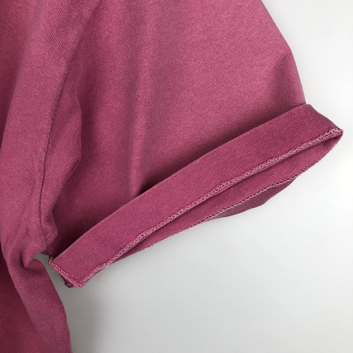 90'S BIG HED Designs Printed T-Shirt, Made in USA, Men's Size M (Equivalent), Vintage cotton pink type Vintage Second Hand