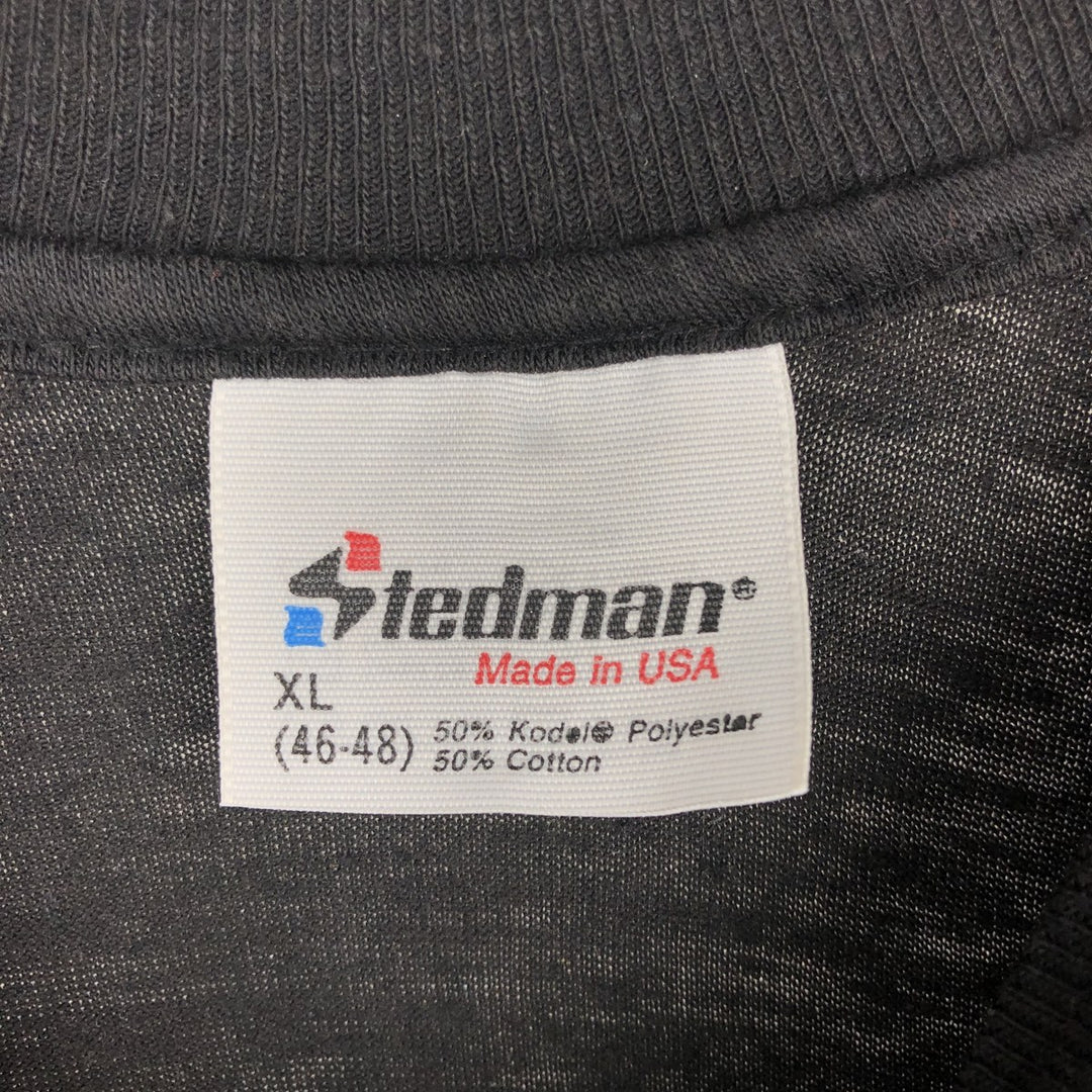 80s-90'S Stedman PENTHOUSE Print T-Shirt, Made in USA, Men's XL equivalent, Vintage polyester black type Vintage Second Hand