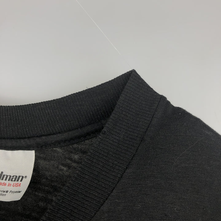 80s-90'S Stedman PENTHOUSE Print T-Shirt, Made in USA, Men's XL equivalent, Vintage polyester black type Vintage Second Hand
