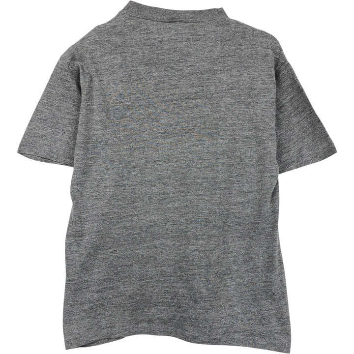 80s-90'S Jerzees Print T-Shirt, Made in USA, Men's Size M (approx.), Vintage polyester gray type Vintage Second Hand