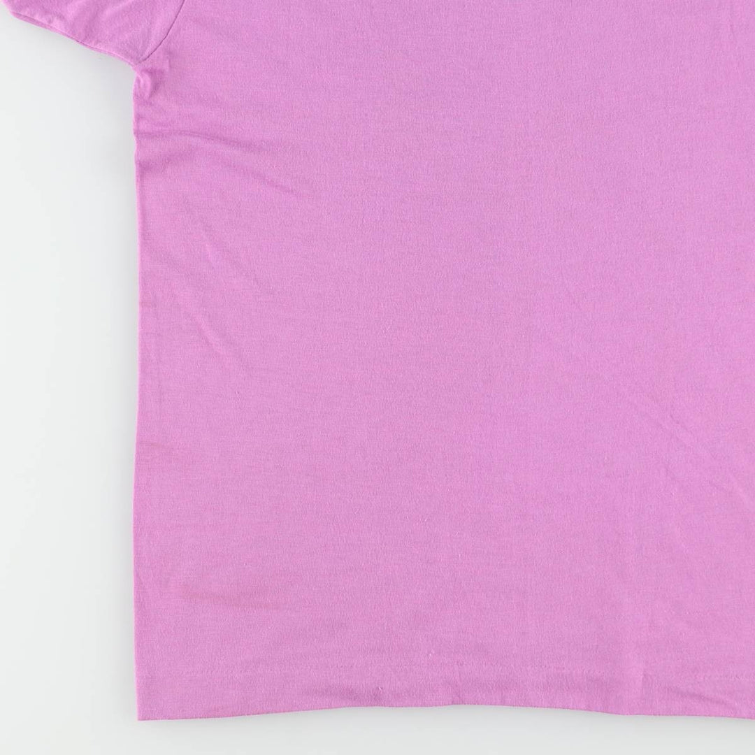 80'S Screen Stars Gallagher Print T-Shirt, Made in USA, Men's Size L (approx.), Vintage cotton purple type Vintage Second Hand