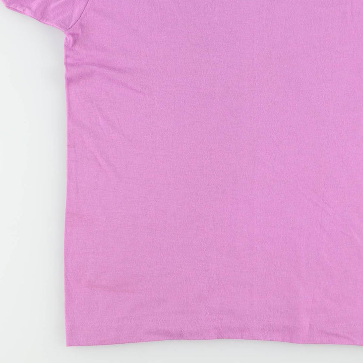 80'S Screen Stars Gallagher Print T-Shirt, Made in USA, Men's Size L (approx.), Vintage cotton purple type Vintage Second Hand