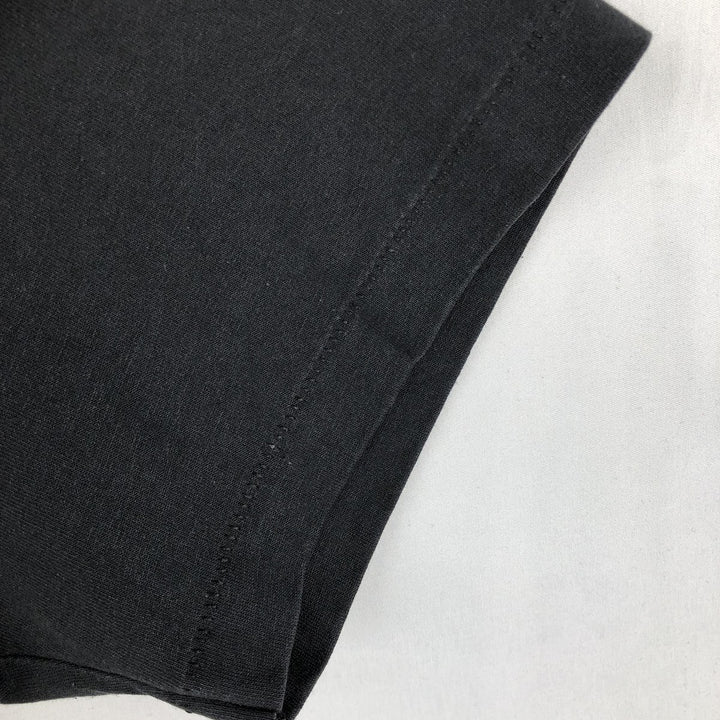 90'S Hanes HEAVYWEIGHT 50 cotton black type Vintage Second Hand
