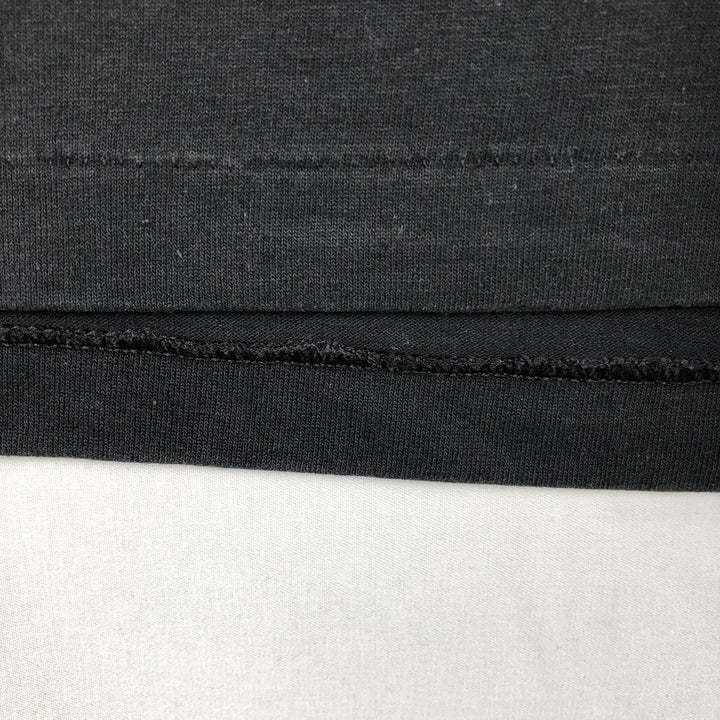 90'S Hanes HEAVYWEIGHT 50 cotton black type Vintage Second Hand