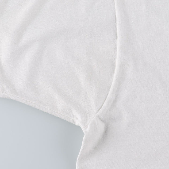 90'S Fruit of the Loom printed T-shirt, made in the USA, men's XL size, vintage cotton white type Vintage Second Hand