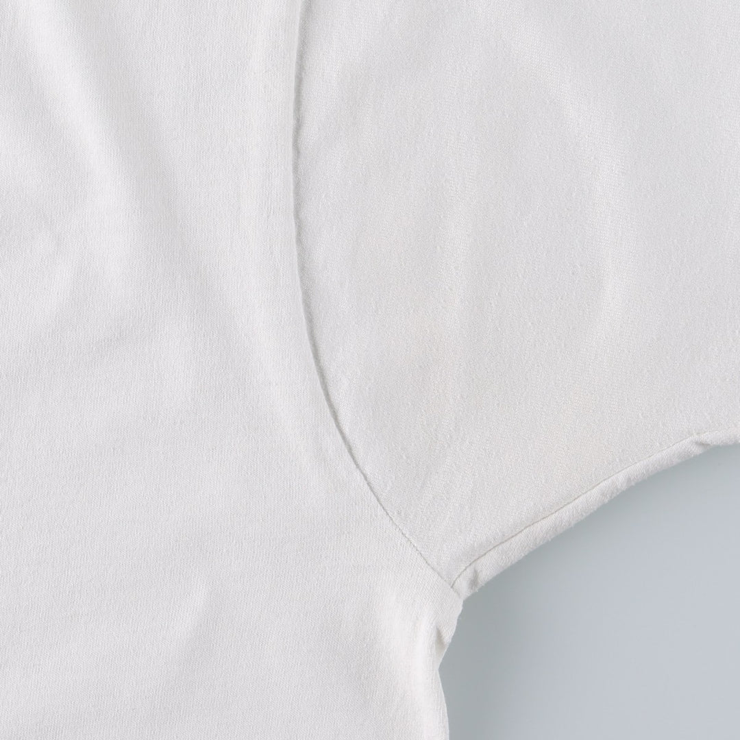 90'S Fruit of the Loom printed T-shirt, made in the USA, men's XL size, vintage cotton white type Vintage Second Hand