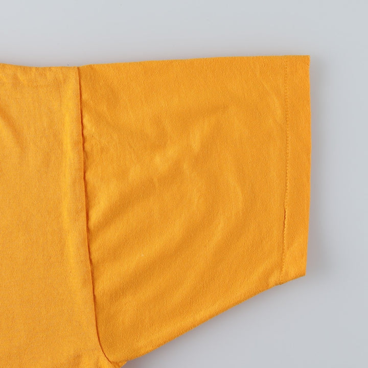 2000'S Fruit of the Loom Best Message Print T-Shirt (Men's XL equivalent) cotton yellow type Vintage Second Hand