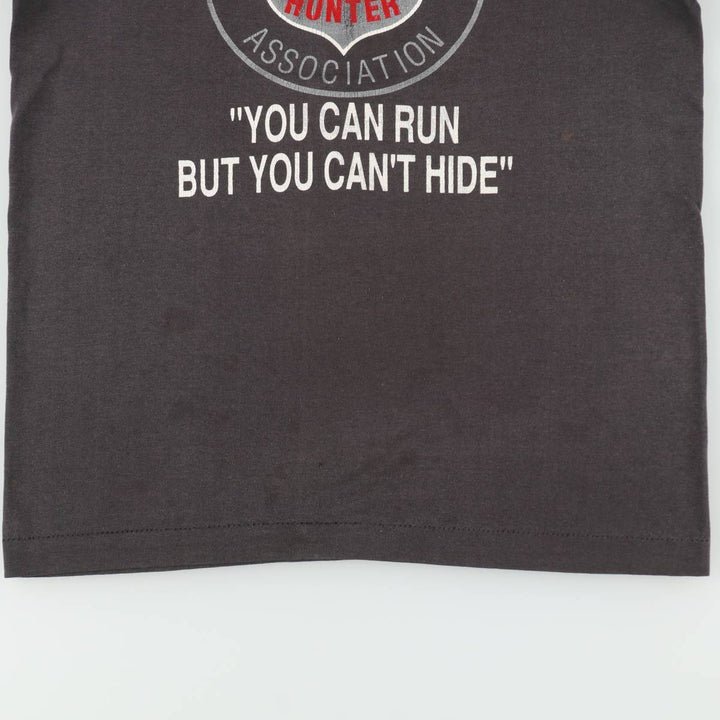 90'S SCREEN STARS Printed T-shirt Made in USA Men's M Vintage cotton black type Vintage Second Hand