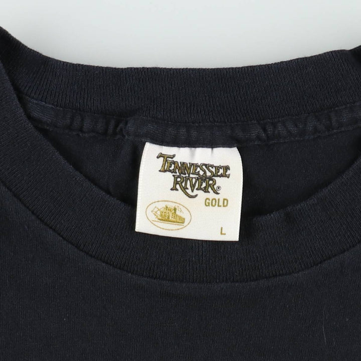 90'S Tennessee River Josef & the Amazing Technicolor Dreamcoat Print T-Shirt, Made in USA, Men's Size L (approx.) cotton black type Vintage Second Hand