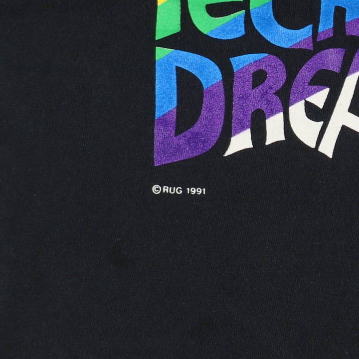 90'S Tennessee River Josef & the Amazing Technicolor Dreamcoat Print T-Shirt, Made in USA, Men's Size L (approx.) cotton black type Vintage Second Hand
