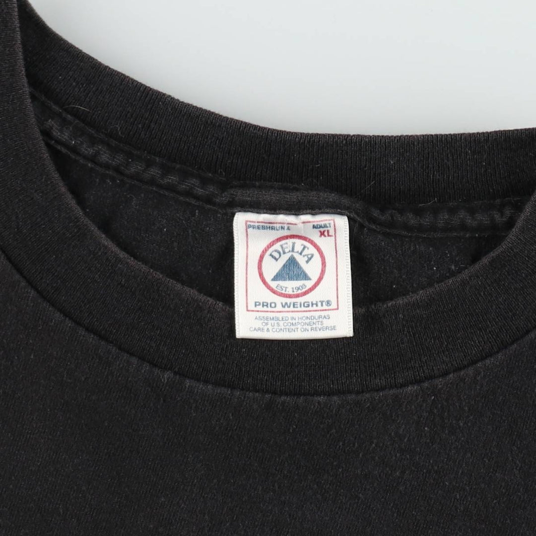 2000'S Delta 1-800-CALL-ATT Print T-Shirt, Men's Size XL (approx.) cotton black type Vintage Second Hand