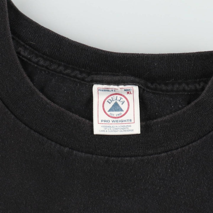 2000'S Delta 1-800-CALL-ATT Print T-Shirt, Men's Size XL (approx.) cotton black type Vintage Second Hand