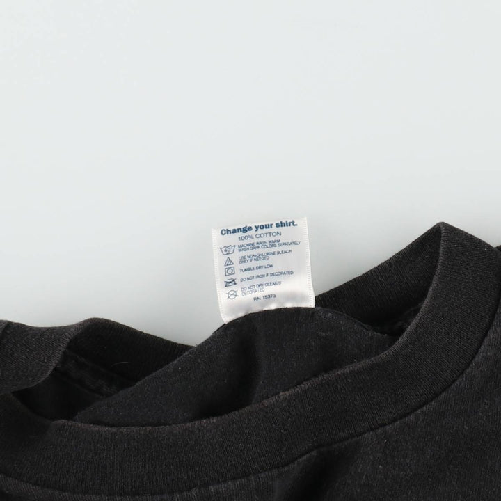 2000'S Delta 1-800-CALL-ATT Print T-Shirt, Men's Size XL (approx.) cotton black type Vintage Second Hand