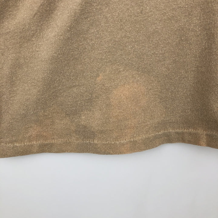 90'S ONEITA Printed T-Shirt, Made in USA, Men's XXL, Vintage cotton Beige type Vintage Second Hand
