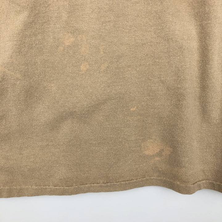 90'S ONEITA Printed T-Shirt, Made in USA, Men's XXL, Vintage cotton Beige type Vintage Second Hand