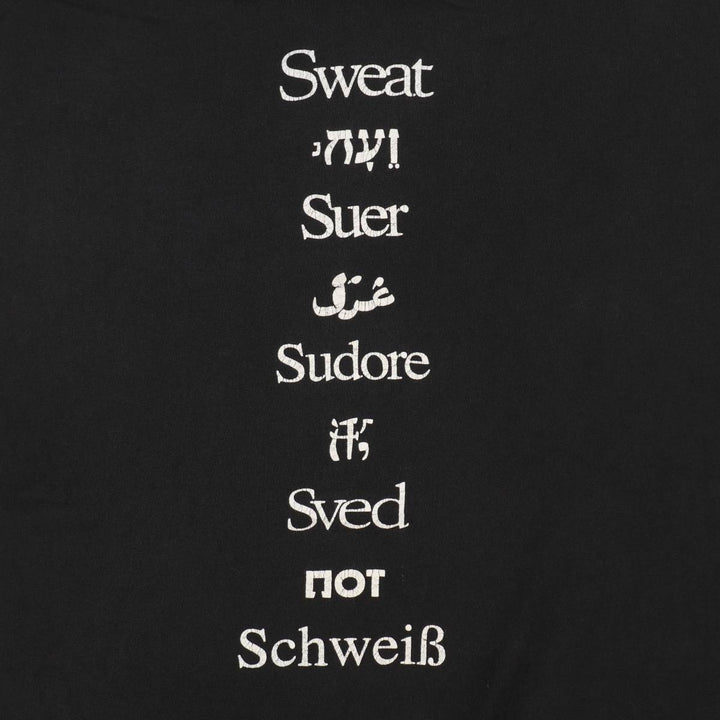 90'S Hanes Heavyweight Print T-Shirt, Men's XXL equivalent, Vintage cotton black type Vintage Second Hand