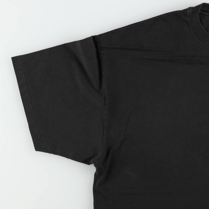 90'S Hanes Heavyweight Print T-Shirt, Men's XXL equivalent, Vintage cotton black type Vintage Second Hand