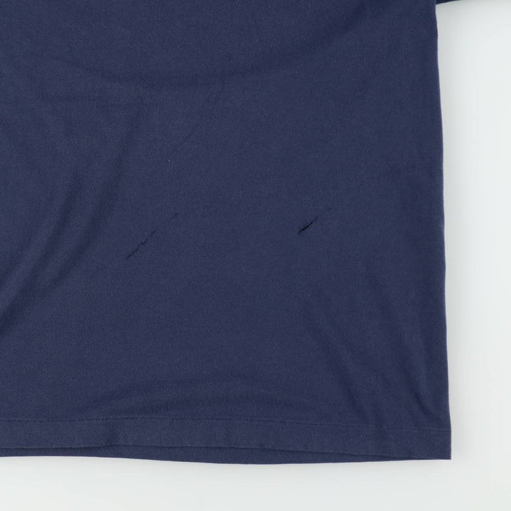Printed T-shirt, Men's Size M (approx.), Vintage unclear navy blue type Vintage Second Hand