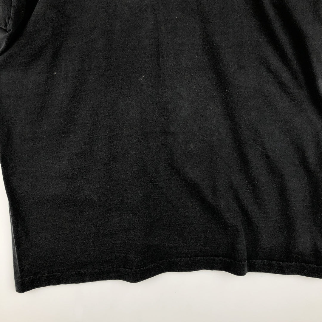 90'S Fruit of the Loom RR Donnelley and Sons Print T-Shirt, Made in USA, Men's Size XL (approx.) cotton black type Vintage Second Hand