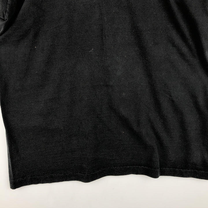 90'S Fruit of the Loom RR Donnelley and Sons Print T-Shirt, Made in USA, Men's Size XL (approx.) cotton black type Vintage Second Hand
