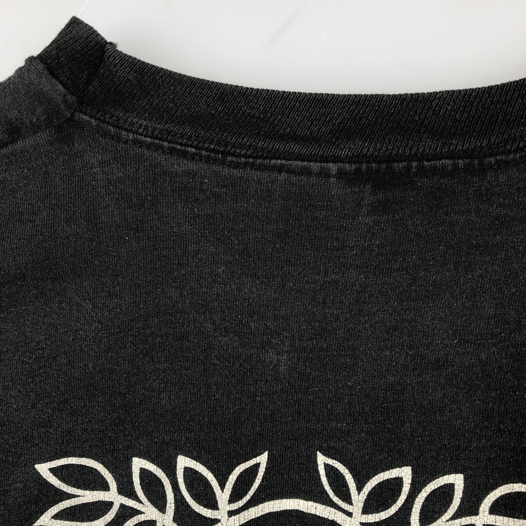 90'S Fruit of the Loom RR Donnelley and Sons Print T-Shirt, Made in USA, Men's Size XL (approx.) cotton black type Vintage Second Hand
