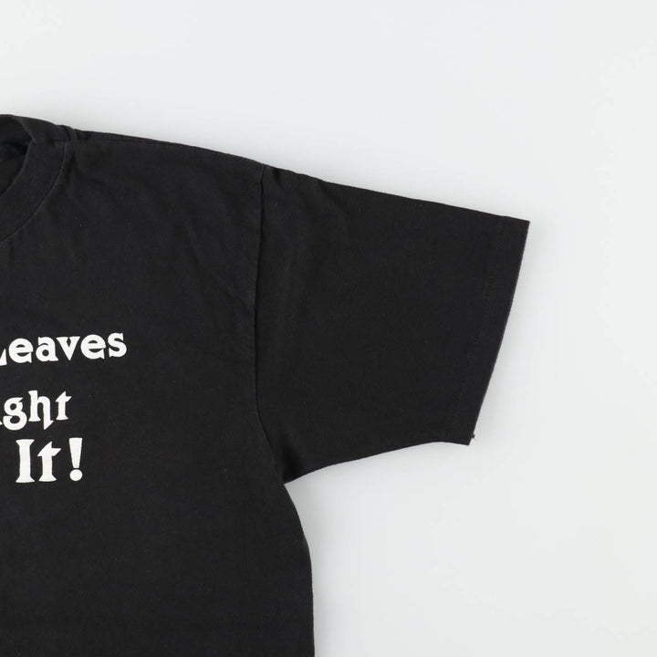 80'S Hanes KIP ATTAWAY Band T-Shirt, Made in USA, Men's Size L (approx.), Vintage cotton black type Vintage Second Hand