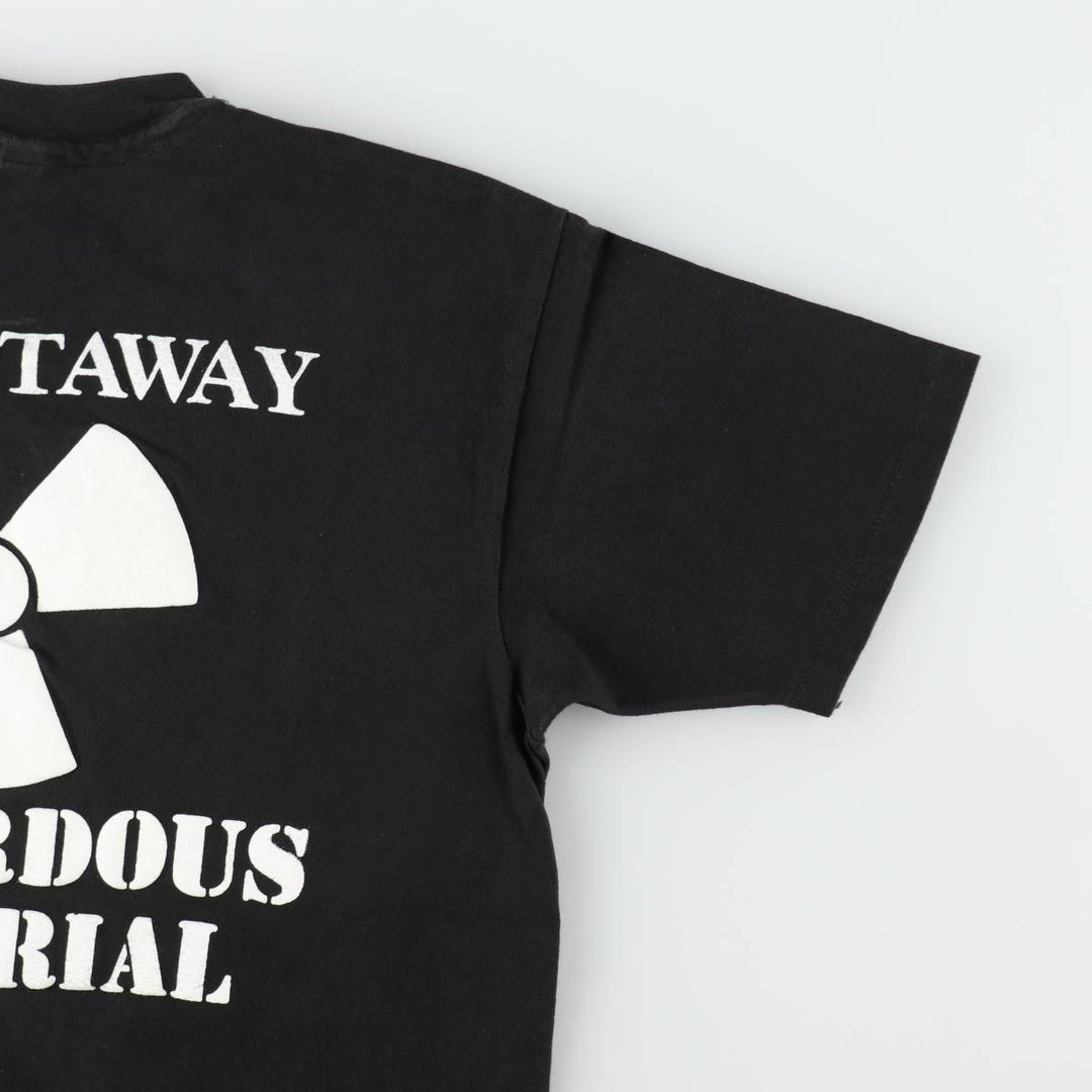 80'S Hanes KIP ATTAWAY Band T-Shirt, Made in USA, Men's Size L (approx.), Vintage cotton black type Vintage Second Hand