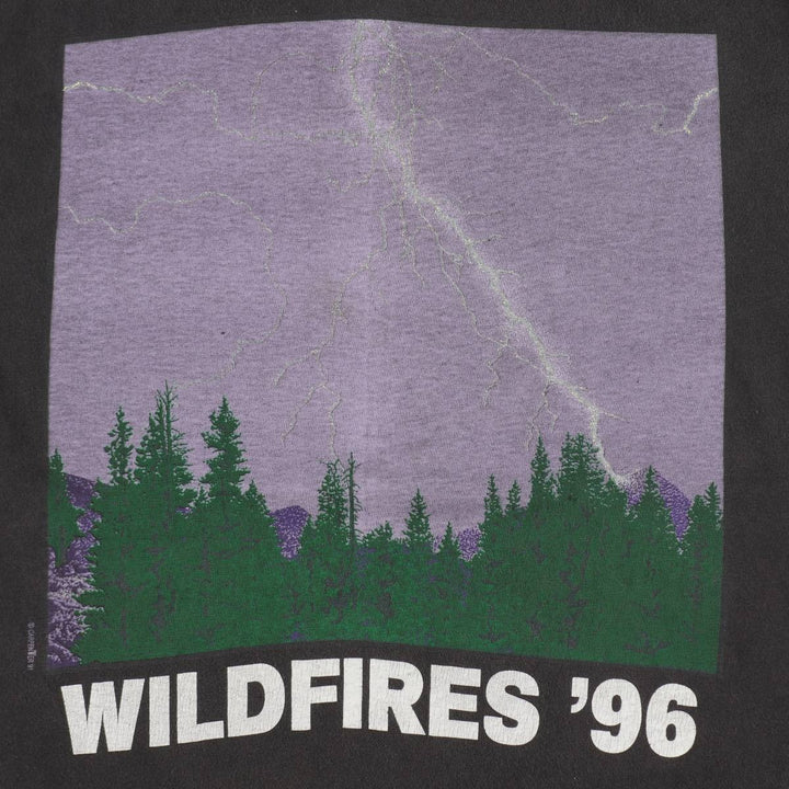90'S Hanes BEEFY-T Print T-Shirt, Men's Size M (approx.), Vintage cotton black type Vintage Second Hand