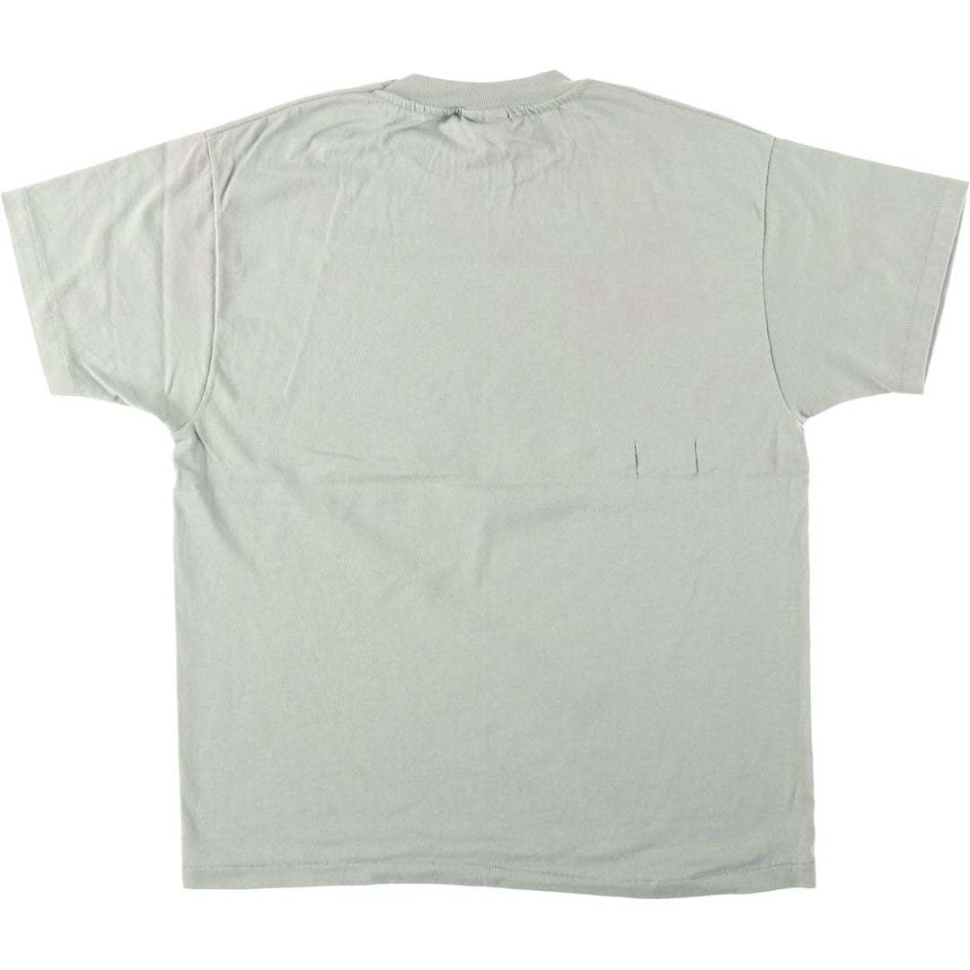 90'S Hanes HEAVYWEIGHT 50 cotton Khaki type sage green Vintage Second Hand