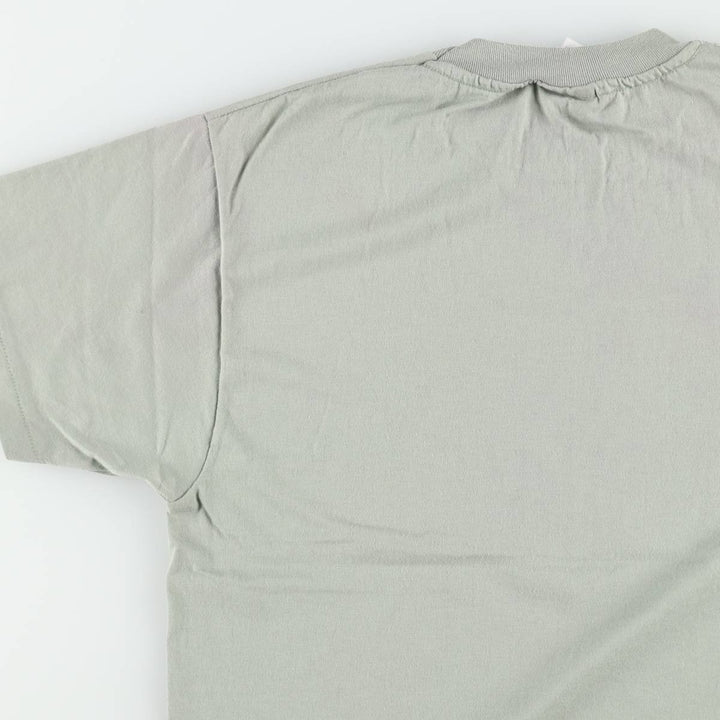 90'S Hanes HEAVYWEIGHT 50 cotton Khaki type sage green Vintage Second Hand