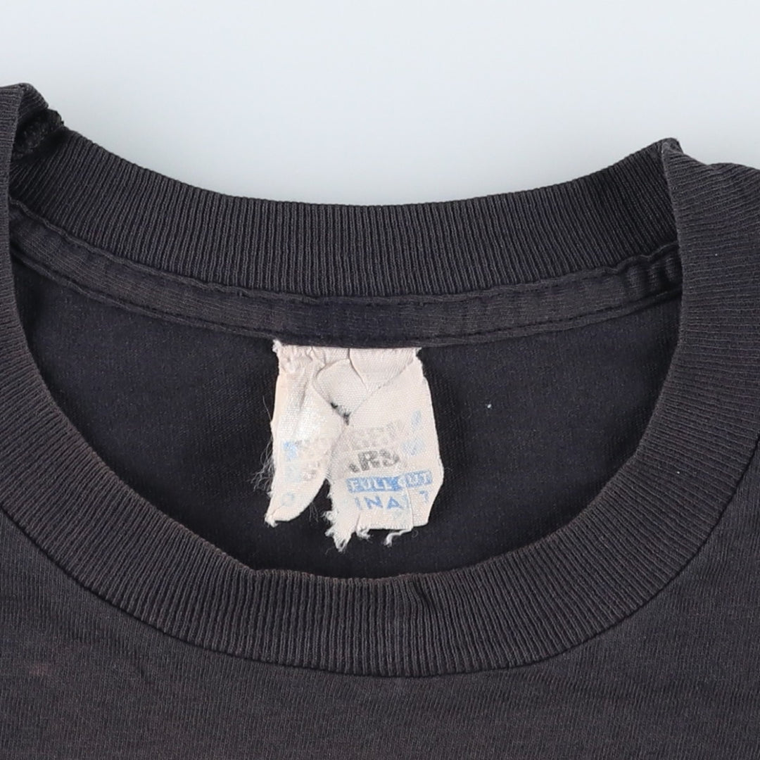 ~90'S Screen Stars parody print T-shirt, men's size L equivalent, vintage. unclear black type Vintage Second Hand