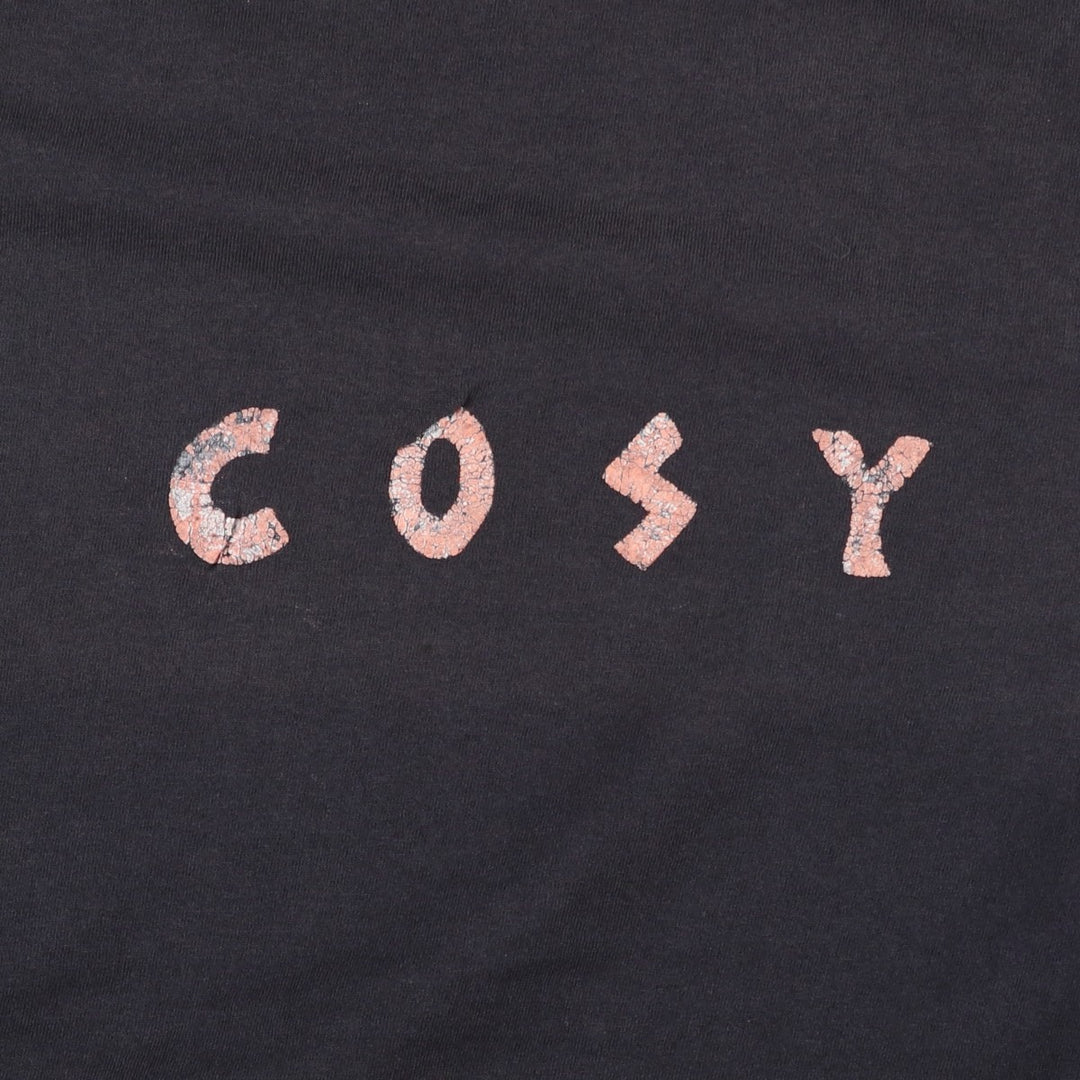 ~90'S Screen Stars parody print T-shirt, men's size L equivalent, vintage. unclear black type Vintage Second Hand