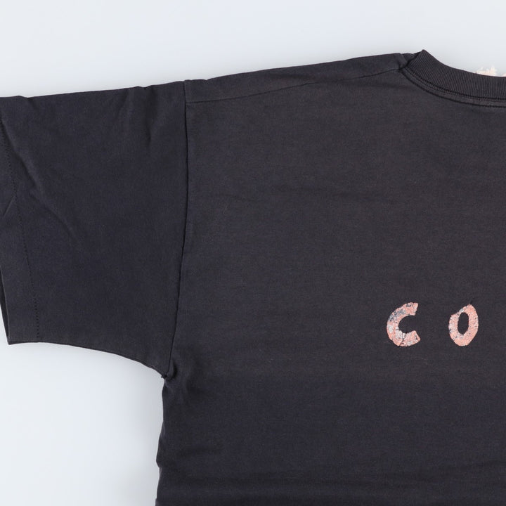 ~90'S Screen Stars parody print T-shirt, men's size L equivalent, vintage. unclear black type Vintage Second Hand