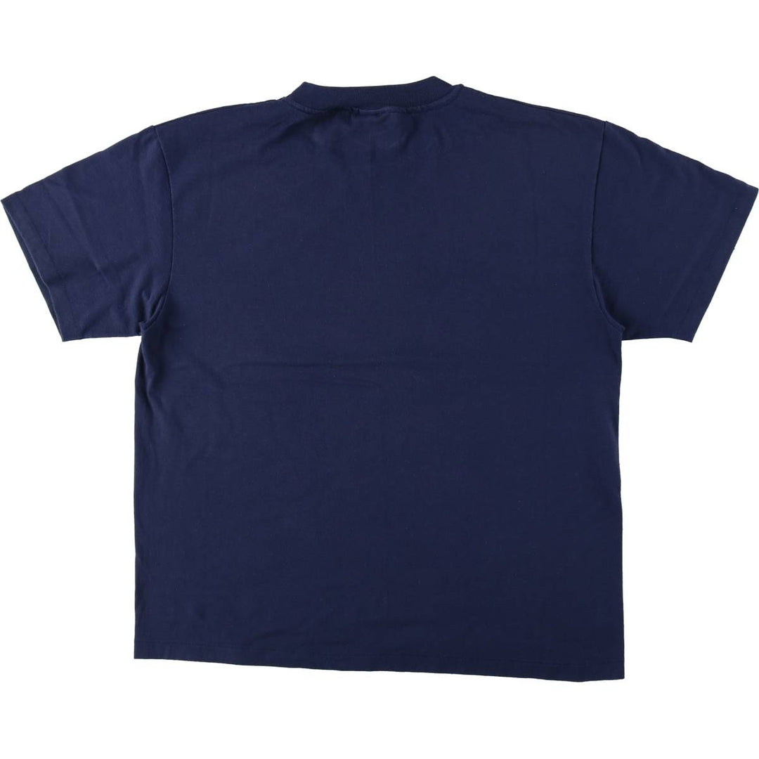 90'S Hanes HEAVYWEIGHT 50 cotton navy blue type Vintage Second Hand