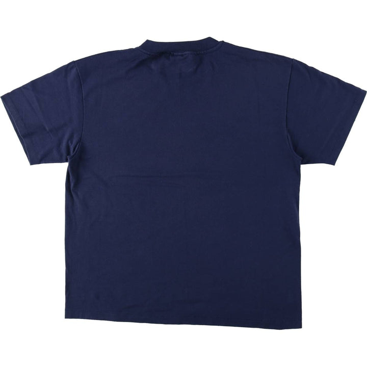 90'S Hanes HEAVYWEIGHT 50 cotton navy blue type Vintage Second Hand
