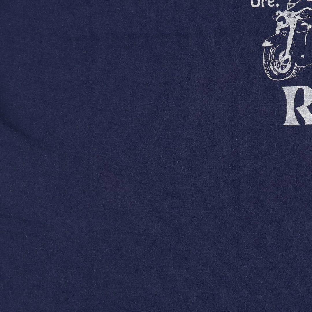 90'S Hanes HEAVYWEIGHT 50 cotton navy blue type Vintage Second Hand