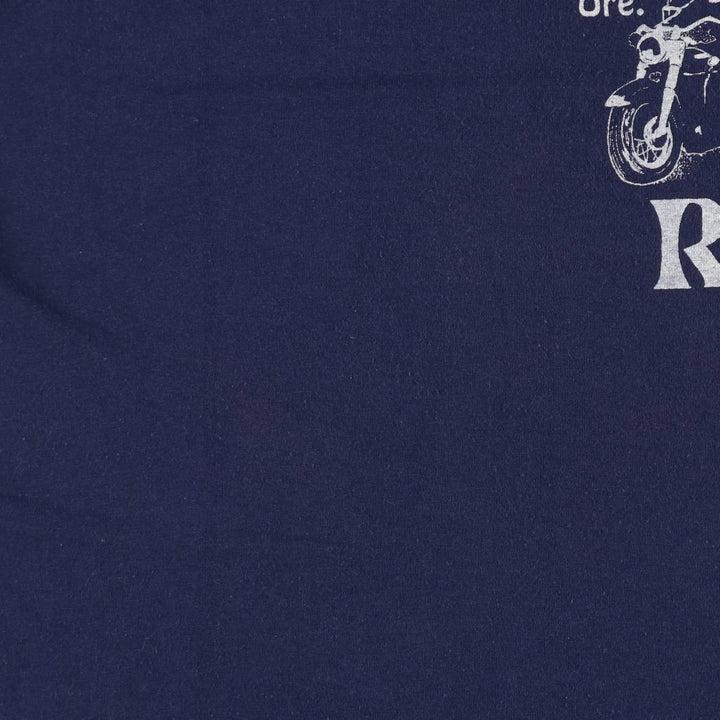 90'S Hanes HEAVYWEIGHT 50 cotton navy blue type Vintage Second Hand