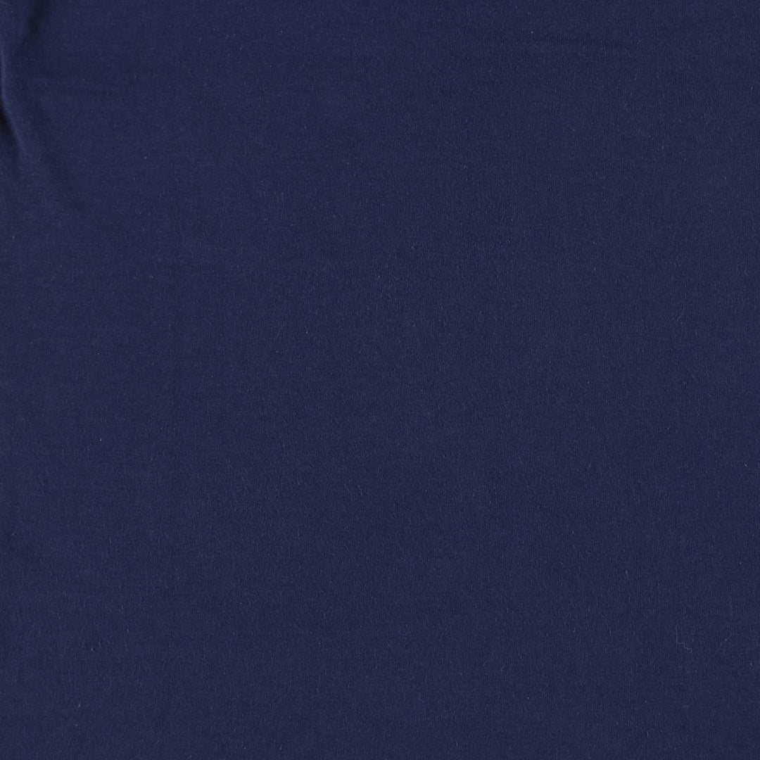 90'S Hanes HEAVYWEIGHT 50 cotton navy blue type Vintage Second Hand